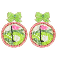 GAMEDAY GOLF THEME EARRINGS